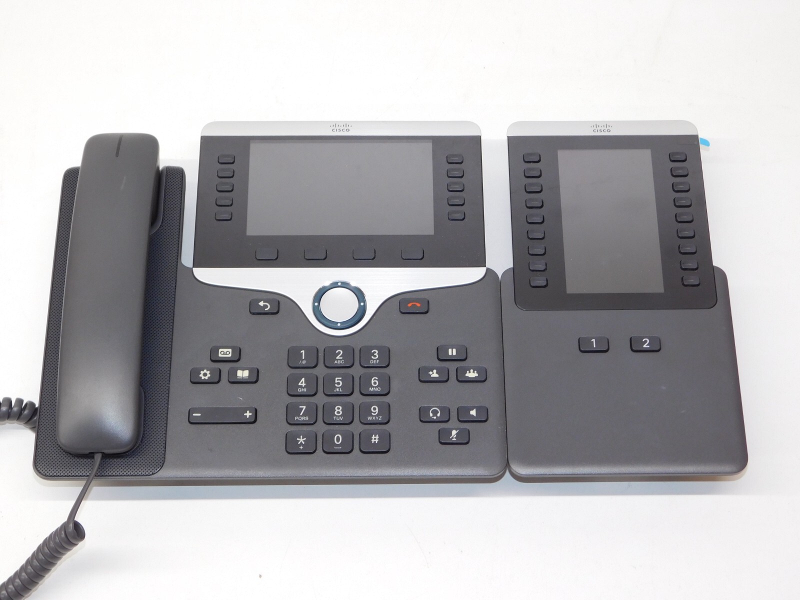 Cisco CP-8861 VoIP Business Color Display Desk UC Phone + CP-BEKEM Key Expansion