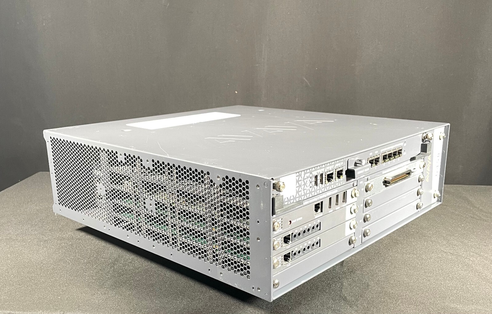 Avaya G450 Media Gateway w/ 2x Psu , 2x MM710 2x MM716 Media Cards-Fast Shipping
