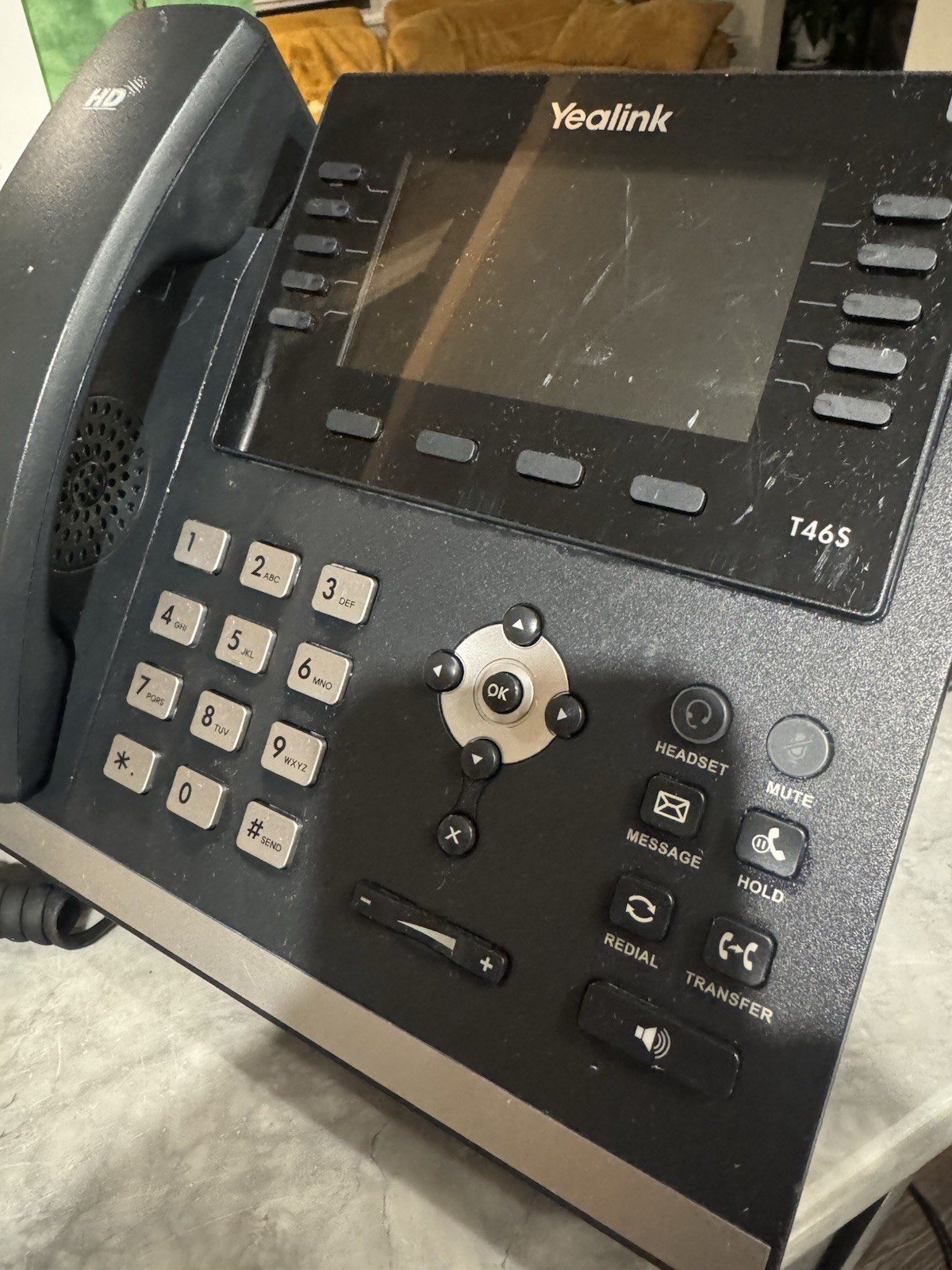 Yealink SIP-T46S IP Phone – Black