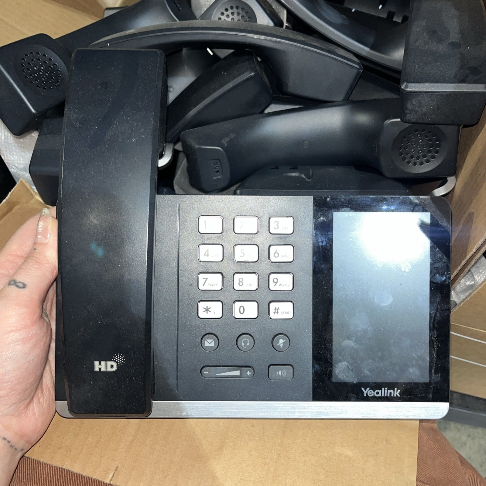x20 YEALINK SIP-T55A TEAMS EDITION MID LEVEL ANDROID DESK PHONE