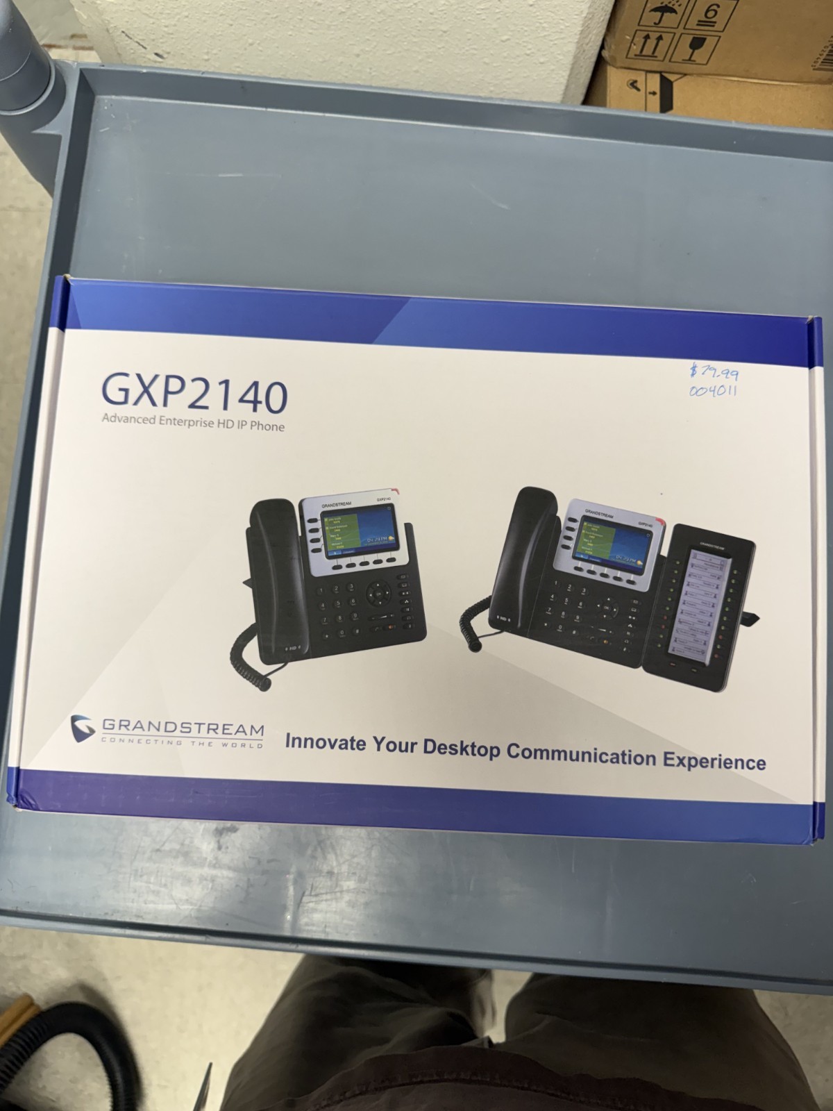 Grandstream GXP2140 Enterprise VoIP IP Phone New In Box PoE Gigabit