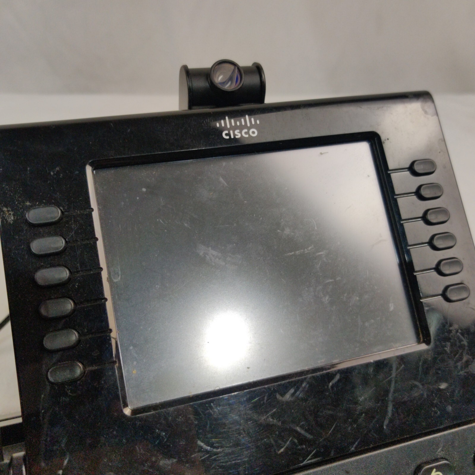 Cisco CP-9971-C-K9 VoIP IP Phone w Stand, Camera & Handset (No power cord)