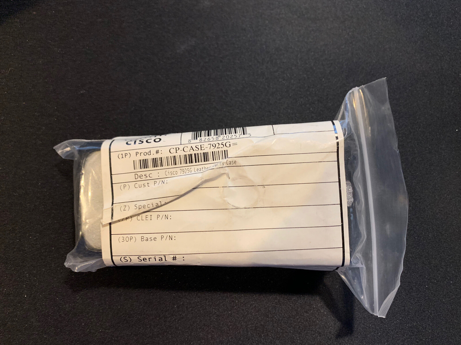 Cisco CP-CASE-7925G Black Leather Phone 7925 Case