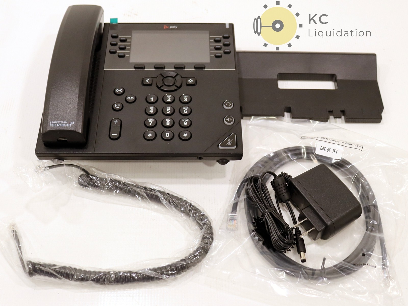 Polycom Poly VVX 450 12-line Business IP Office Phone (Black)