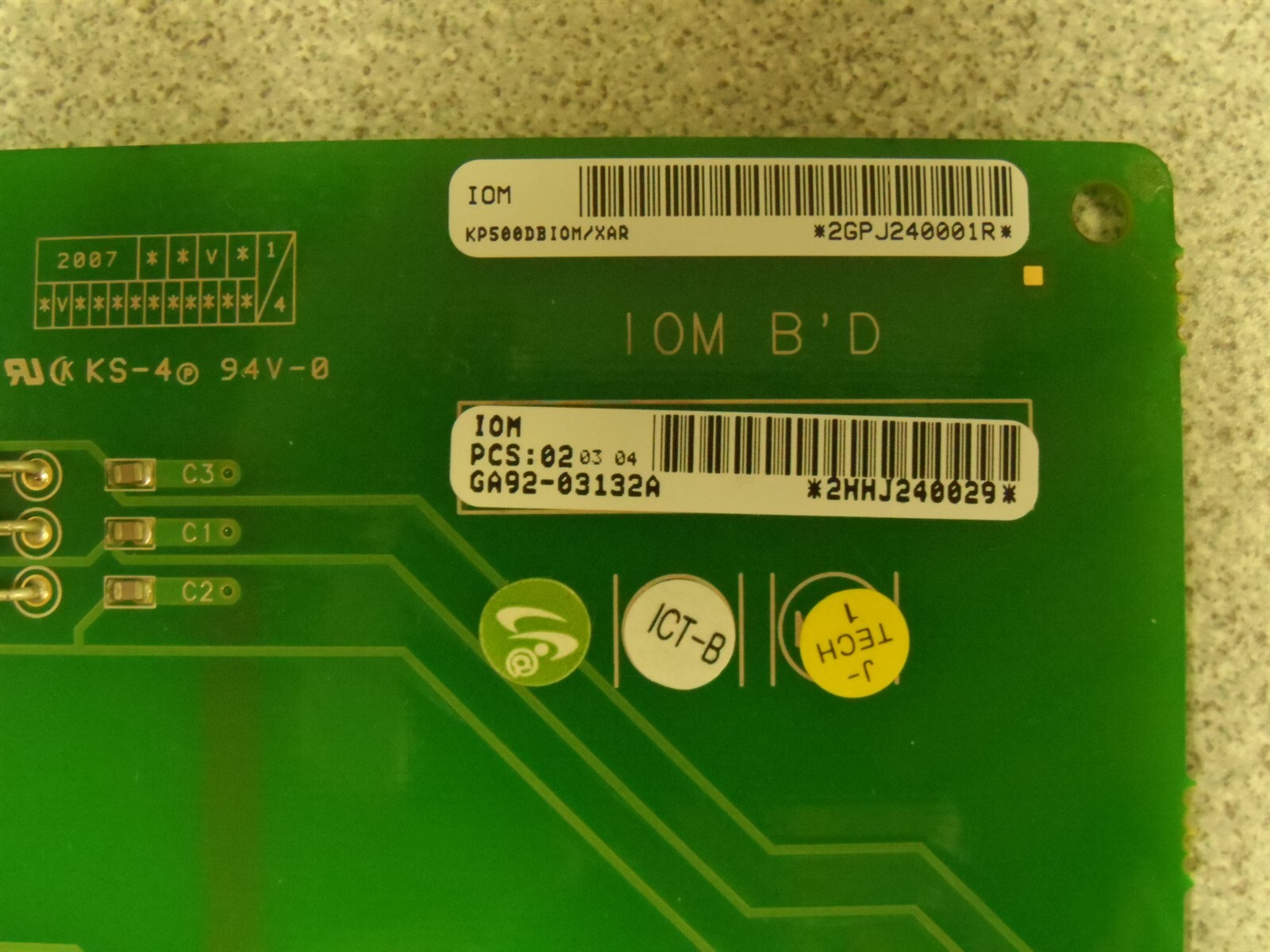 Samsung iDCS 500 KP500DBIOM/XAR IOM Modem Board