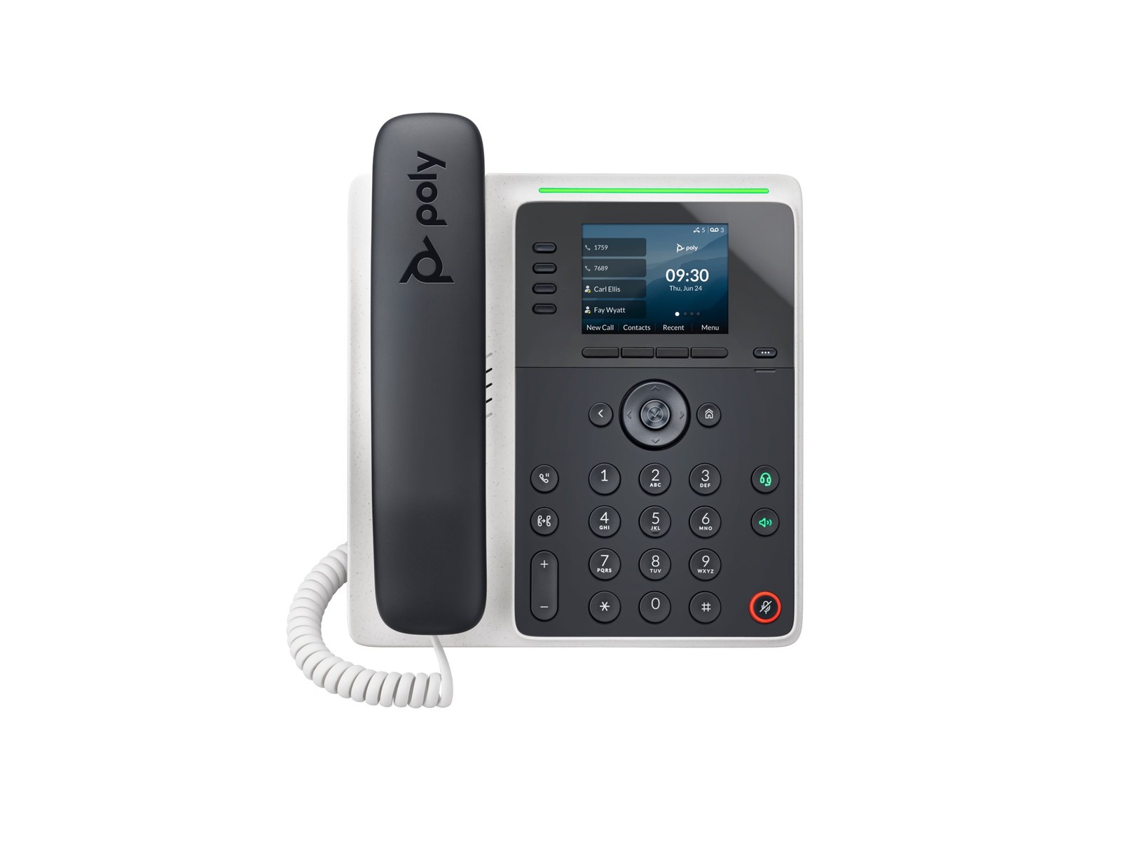 Poly Edge E220 IP Phone and PoE-enabled Voice over ip Voip Phone 82M87AA