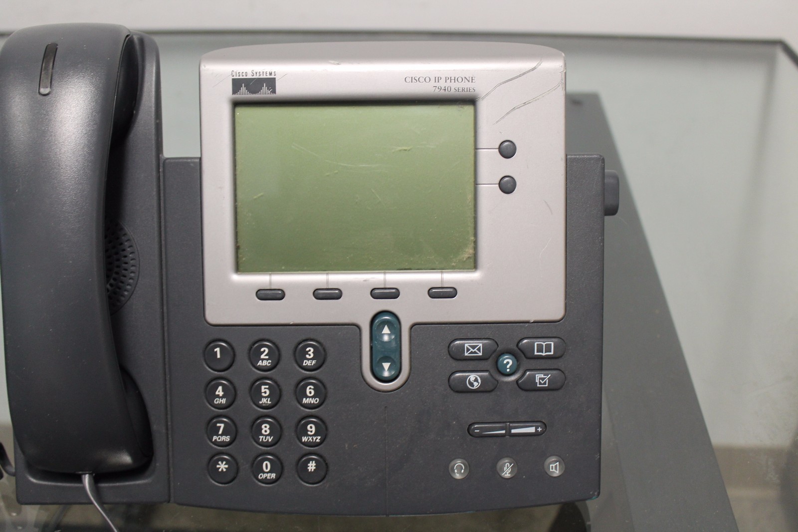 Cisco CP-7940G 7940 SIP VOIP IP Telephone Phone PoE Quality Black
