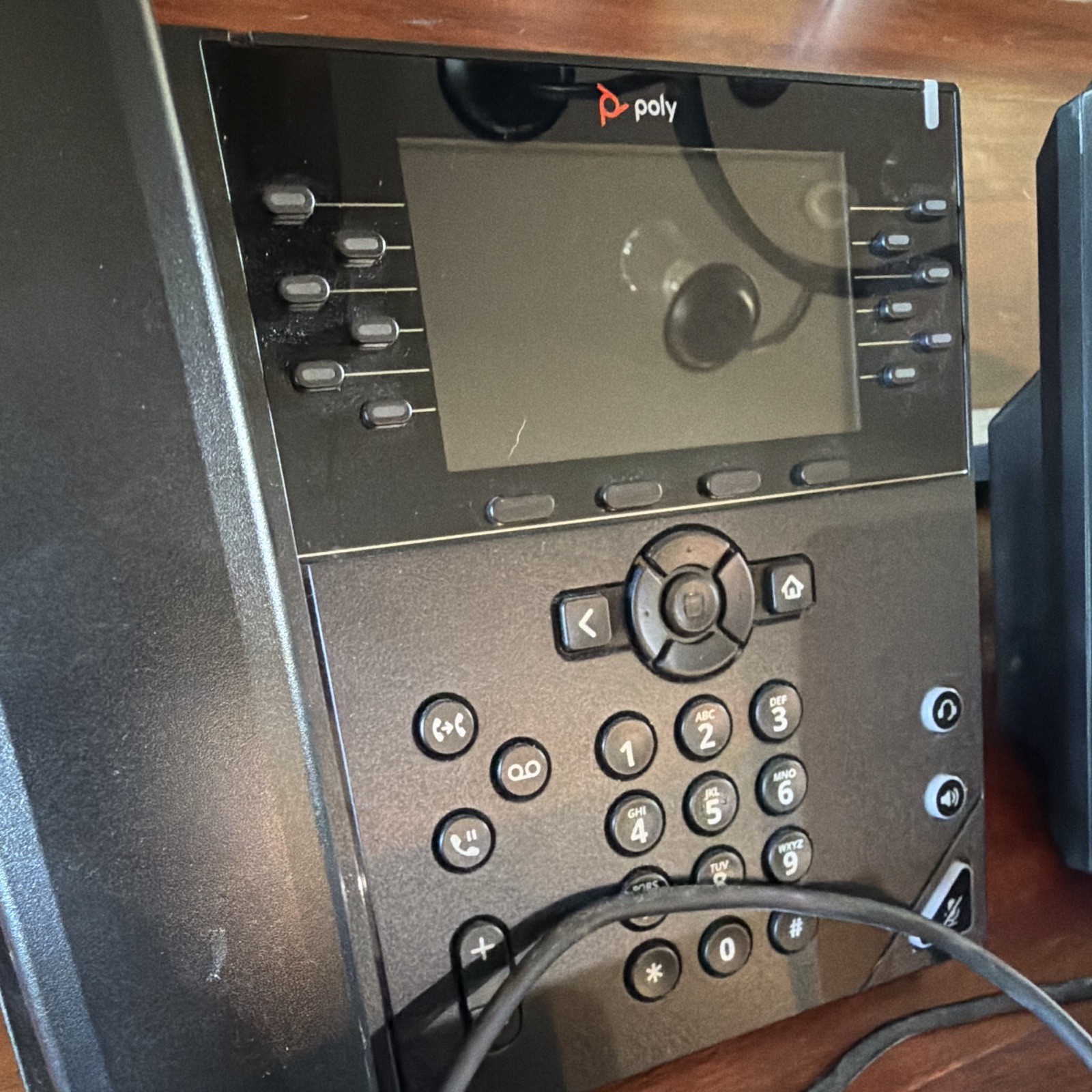 Poly VVX 450 IP Phone Lot of 4 Black 12-Line PoE Speakerphone 82M89AA