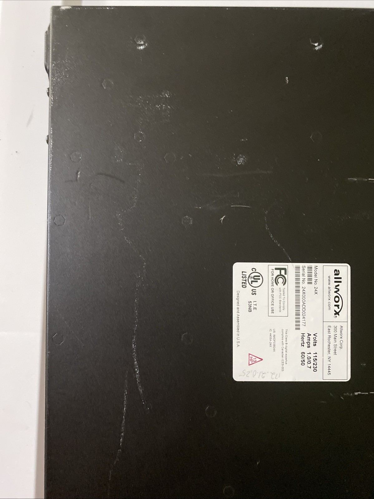 Phone System Allworx 24X W/ Rack Ears Call Assistant – Power Cord Included