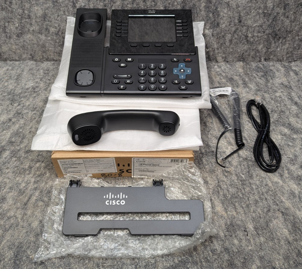 🔥3 New🔥 CISCO 8961 Unified IP Phone with Handset & Stand Cisco CP-8961-CL-K9