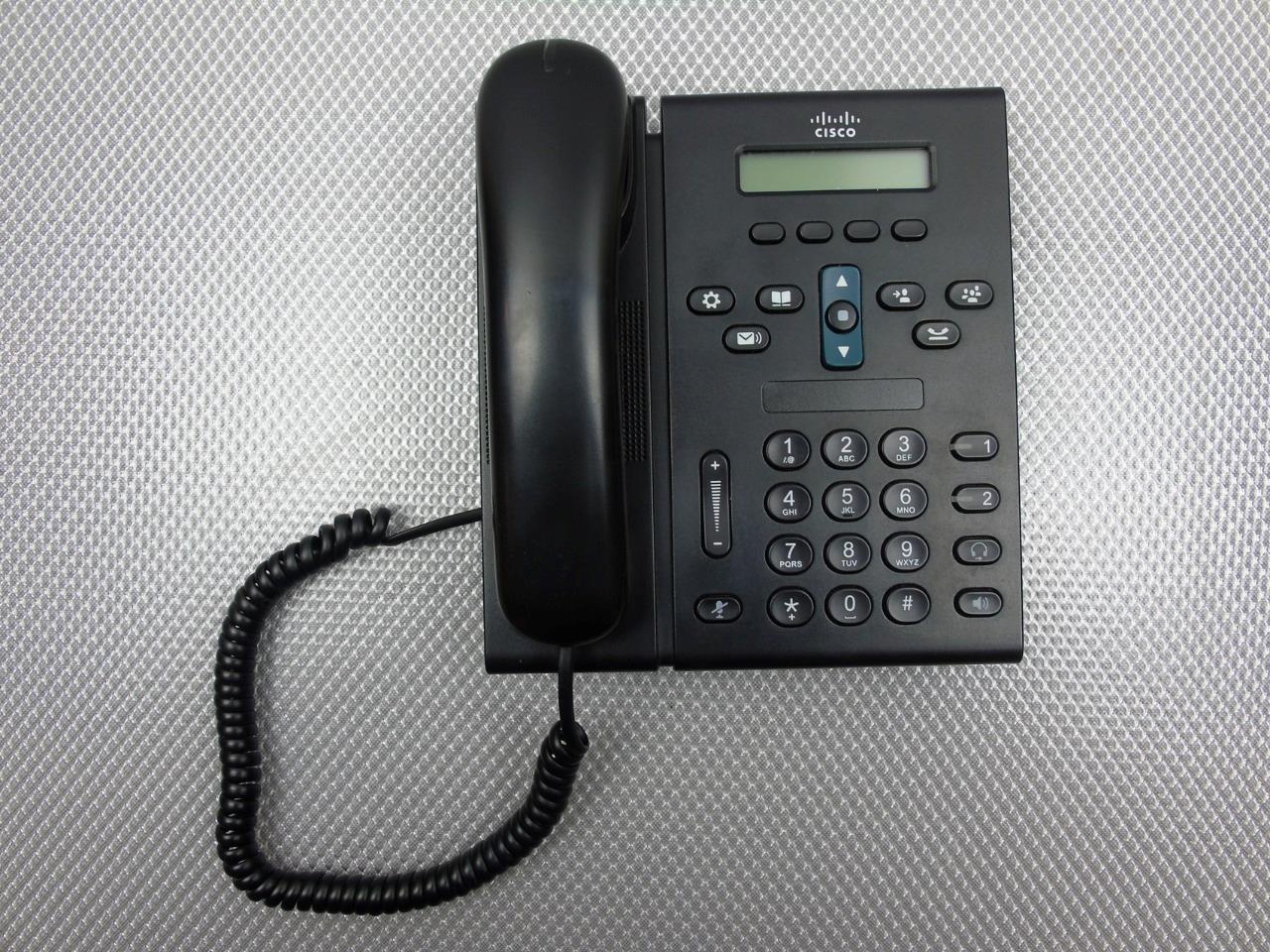 Lot of 6 – Cisco IP Phone CP-6921 CP-6921-C-K9 VOIP IP Phone w/ Handsets Black