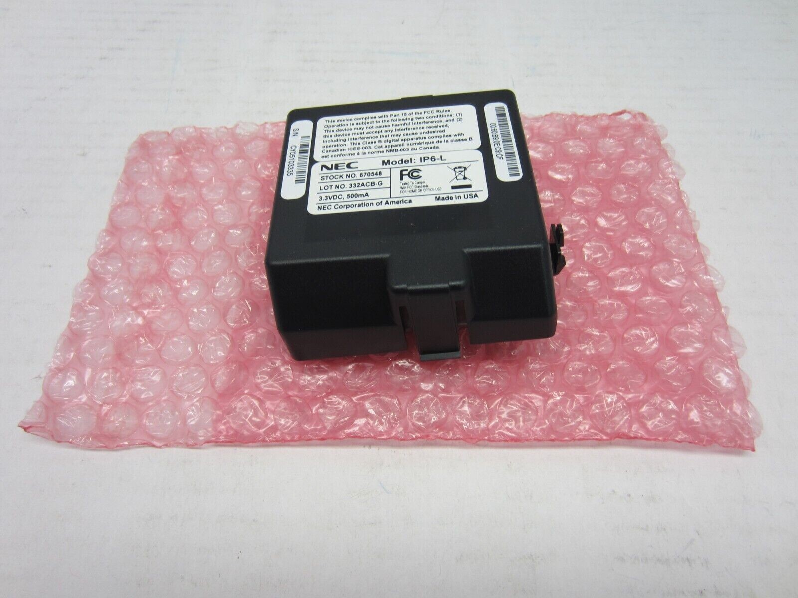 NEC New IP6-L Unit (670548) IPV6-Adapter w/ Adapter Cable (25 in stock)