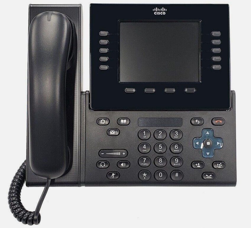 Cisco CP-9951-C-K9 SIP Phone, No Camera, No AC Power, Requires POE Cisco Refresh