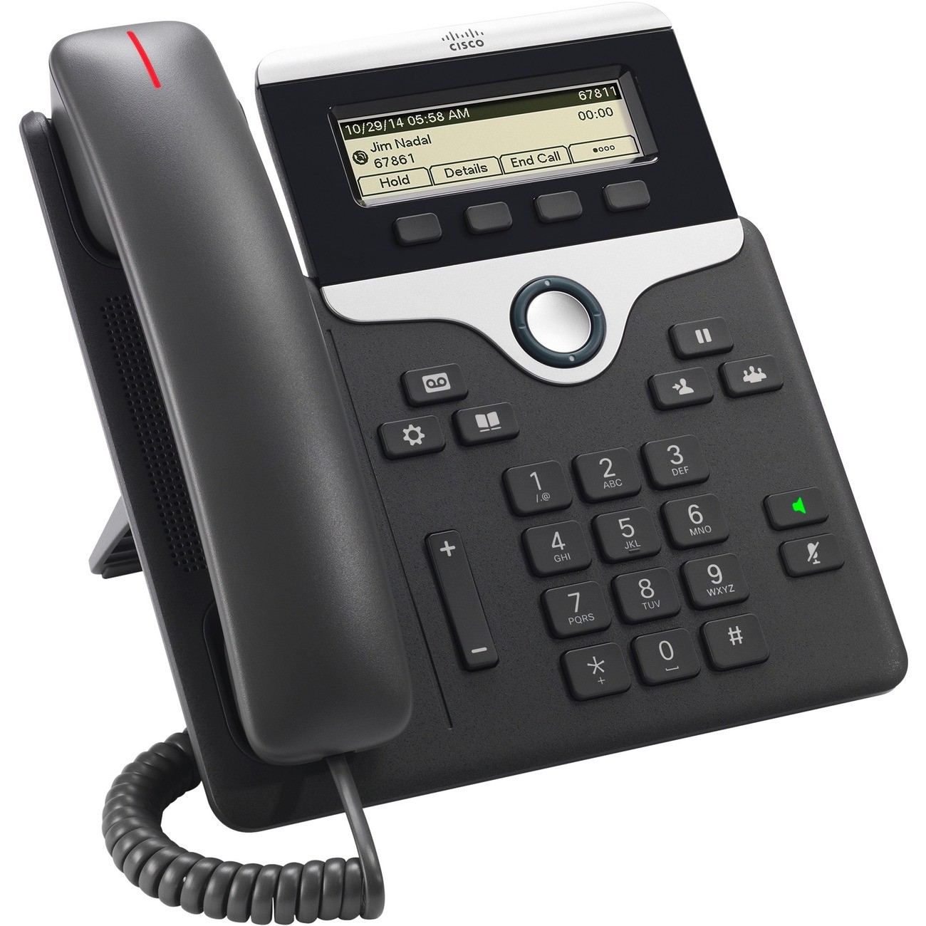 Cisco CP-7811-K9= 7811 IP Phone – Corded – Wall Mountable – Charcoal