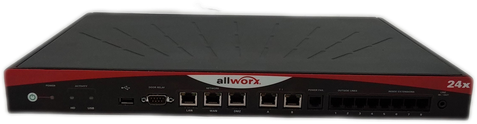 Allworx 24X VoIP PBX Phone System 8 Phone Lines Small Business IP PBX