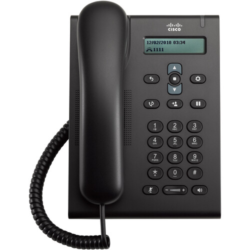 Cisco 3905 IP Phone – Corded – Wall Mountable, Desktop – Charcoal