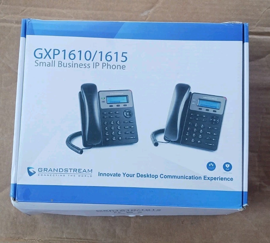 Grandstream GXP1610 IP Phone – Corded Wall Mountable – Black