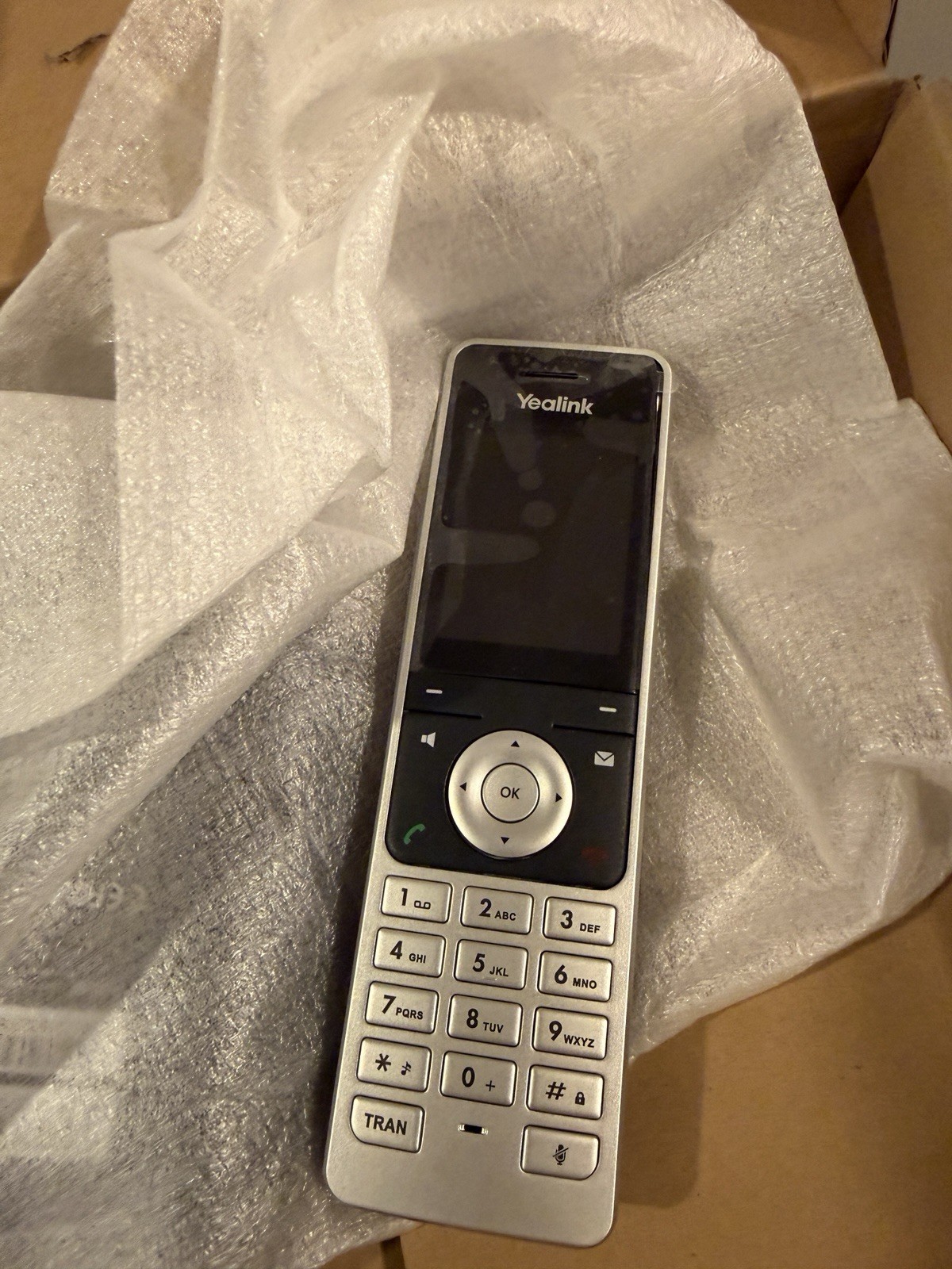 Yealink W60B DECT Cordless VoIP IP Phone with Cables Tested Working