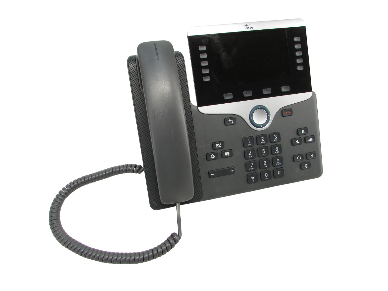 Cisco 8851 IP Phone CP-8851-K9 LCD 5 Line Bluetooth and Speaker Black