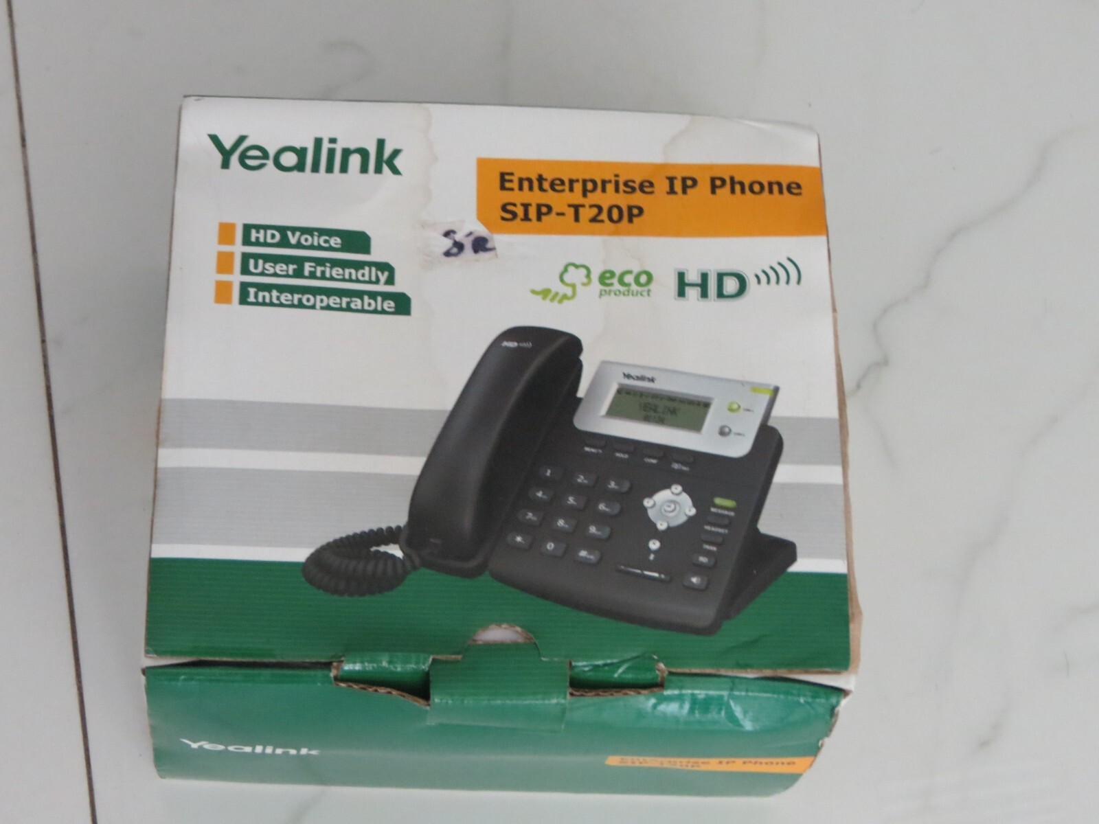 New Yealink SIP-T20P Two Line IP Enterprise HD Phone Open Box