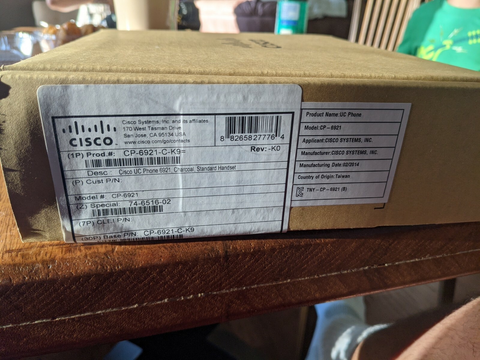 New Cisco 6921 IP VOIP Desktop Phone CP-6921-C-K9 – 10 pack