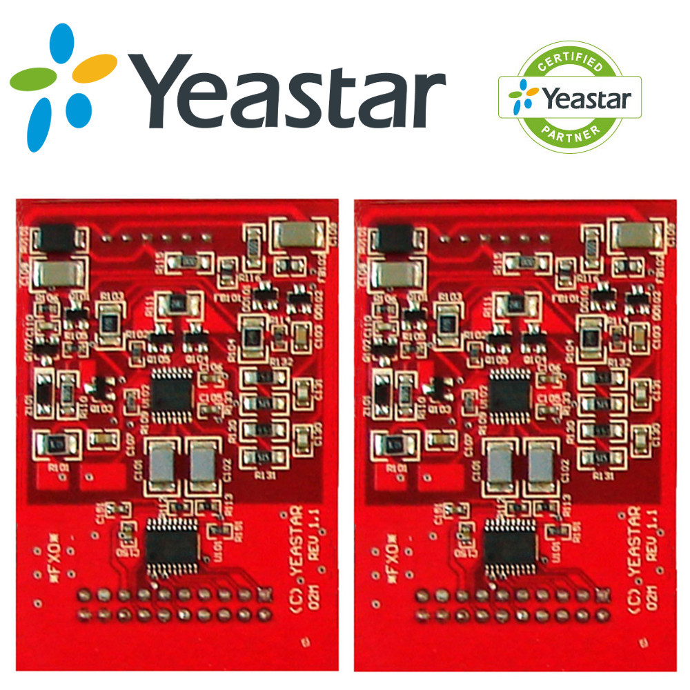 2 Pack Yeastar 2 FXO Ports O2 Module Analog MyPBX U100 U200 YST-O2 MAKE OFFER