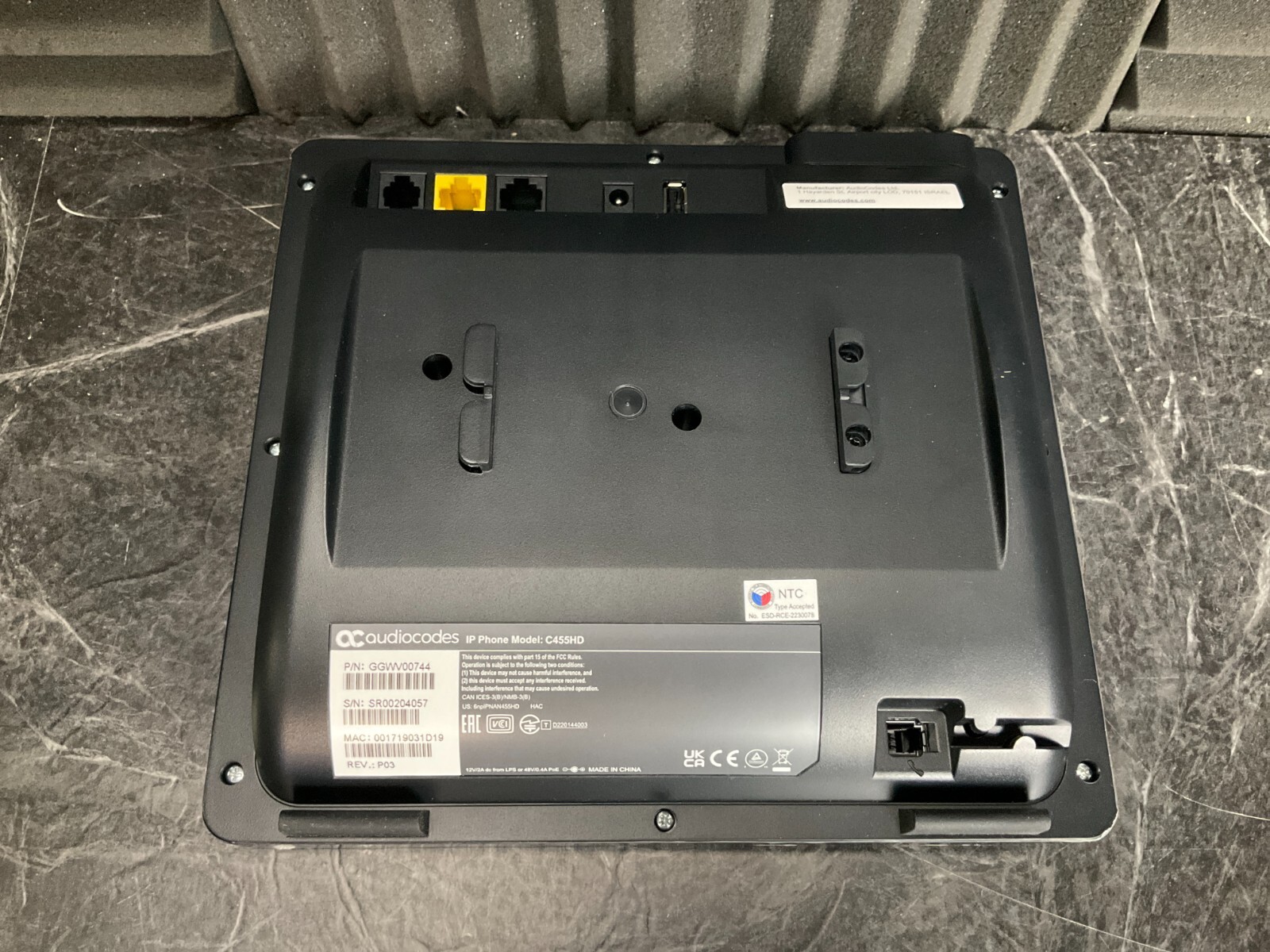 AudioCodes C455HD VoIP Phone TEAMS-C455HD ✅❤️️✅❤️️✅ NEW! OPEN BOX! ✅❤️️✅❤️️✅