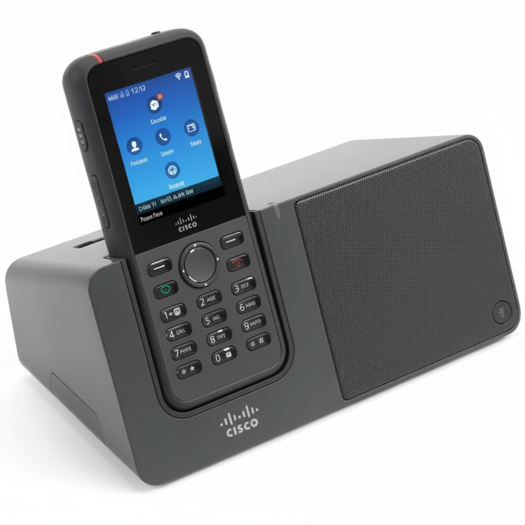 Cisco CP-8821 Wireless Phone and Docking Station W/ Extra Battery CP-DSKCH-8821