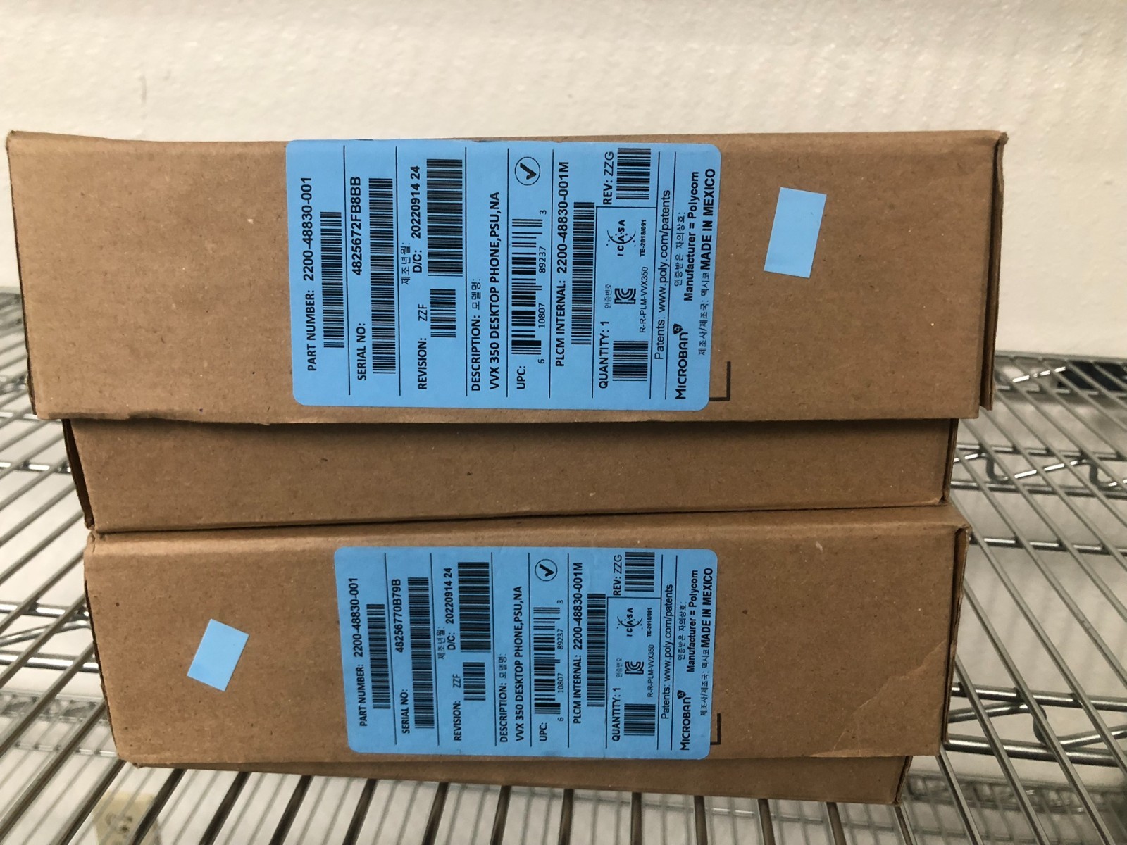 Poly VVX 350 Business IP Phone New Open Box VoIP Desktop Telephone 2200-48830-00