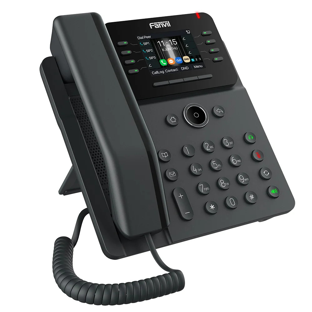 Fanvil V62G Gigabit IP Phone Black – Brand New w/1-Year Warranty