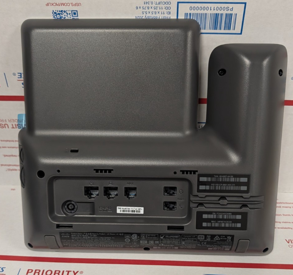 (OPEN BOX!) Cisco CP-8851-K9 IP Phone (MISSING HANDSET & CORD)