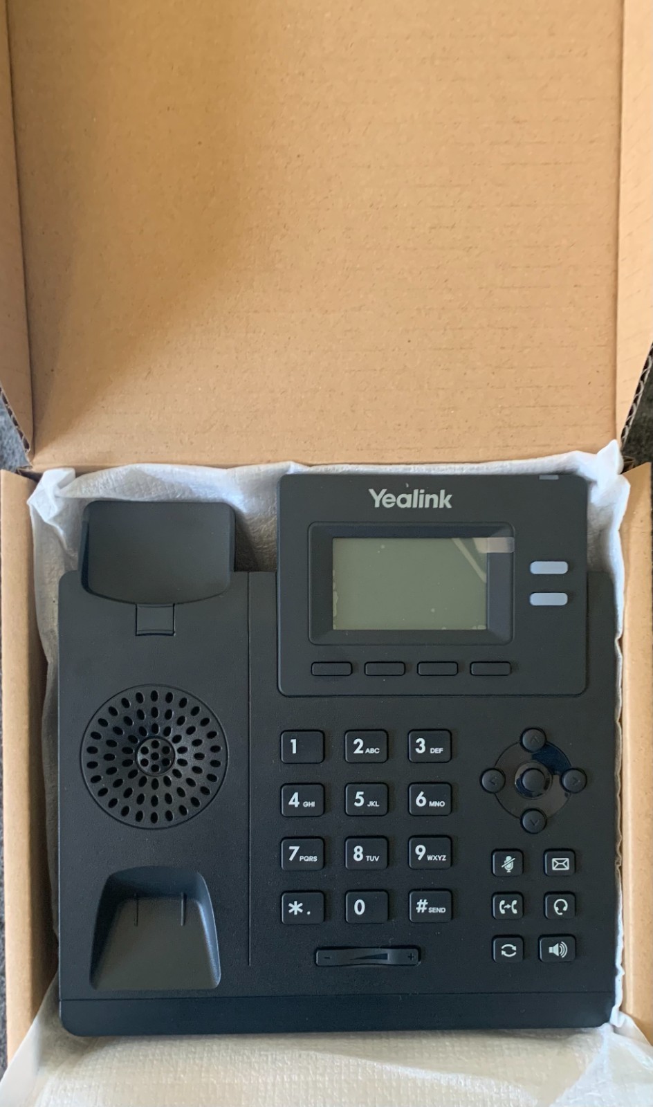Yealink SIP-T31G 2-Line PoE VoIP Phone – Black