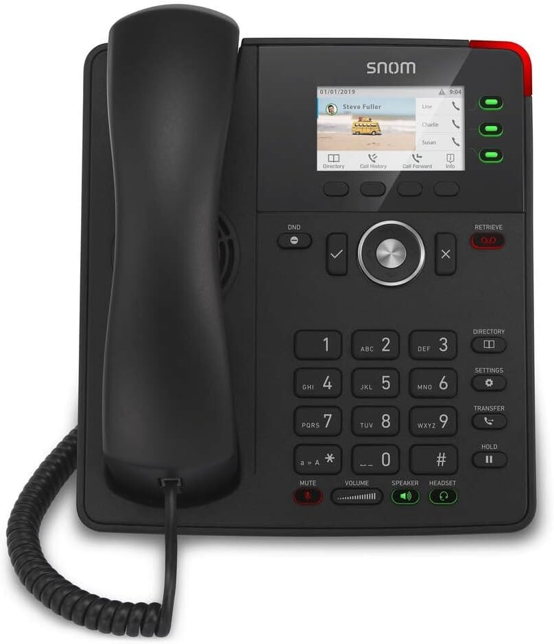 Snom D717 SIP Black Desk Phone NEW IN BOX