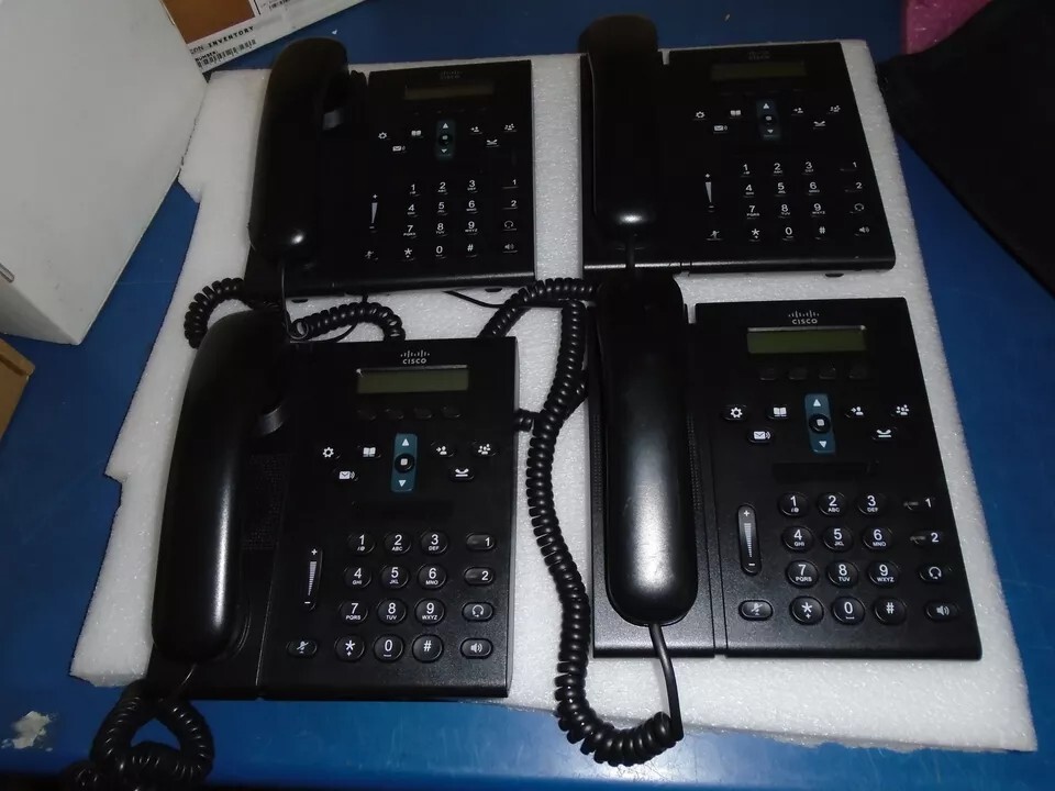 Cisco CP-6921-C-K9 Unified IP Phone Good Co . No Stand 30D warnty Real TM