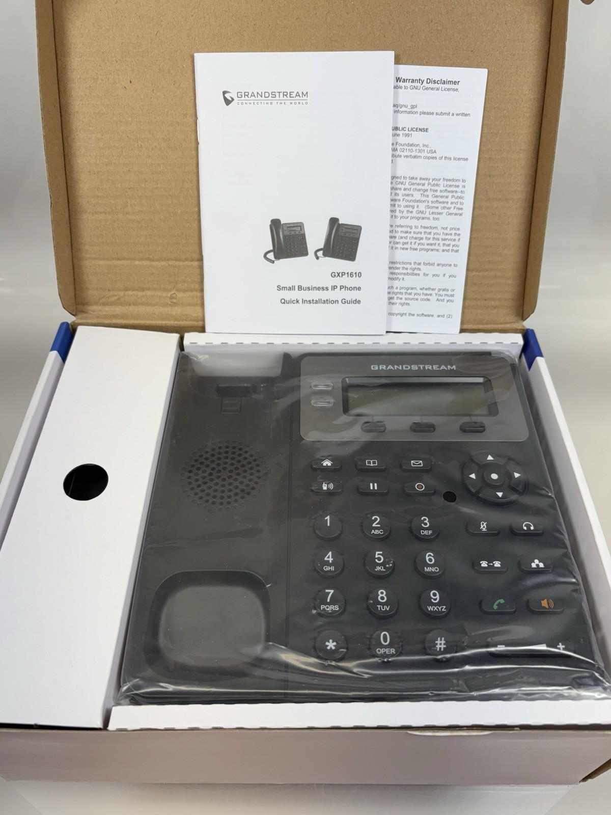New Grandstream Phone Small Business GXP1610 VoIP Telephone 3 Way Conferencing