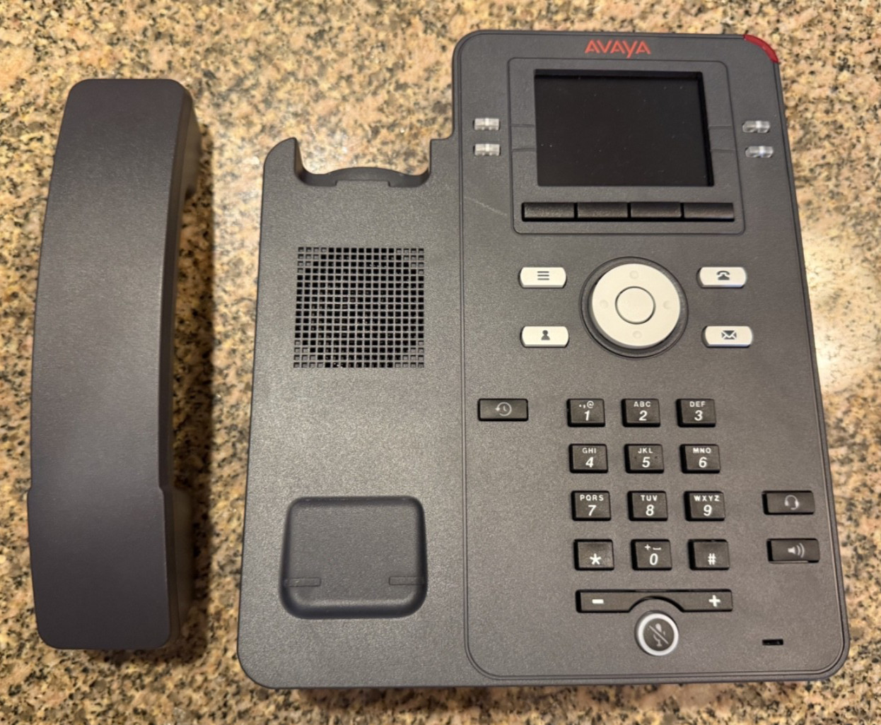 Avaya J139 IP Phone (700513916) – Cobalt Black, Base and Handset ONLY