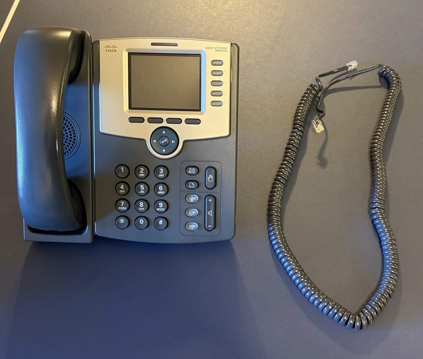 Cisco SPA525G2 5-Line VoIP Business IP Phone POE Office Desk Telephone