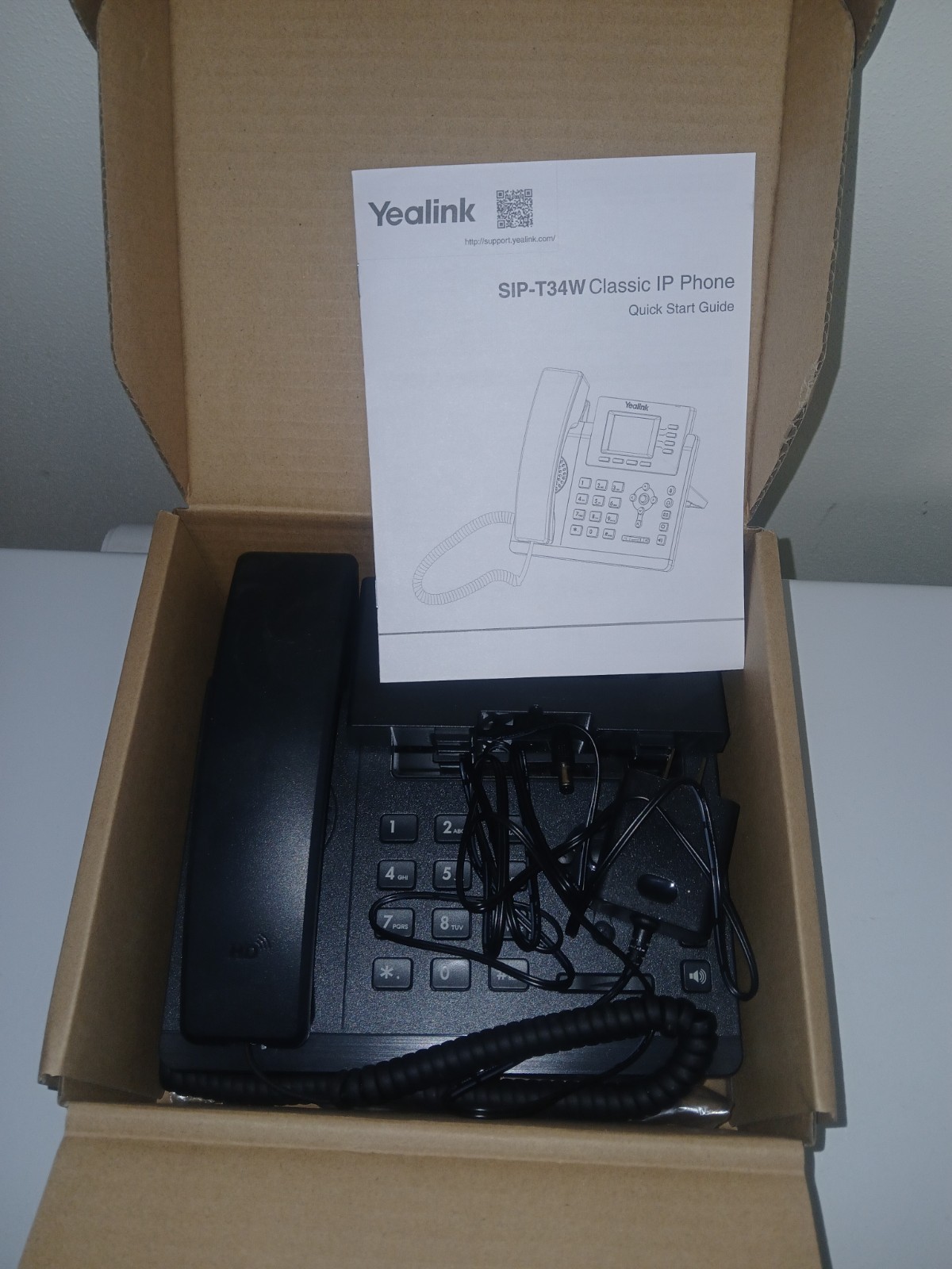 Lot 2 Yealink SIP-T54W VoIP Accounts 4.3″ Color Display Black