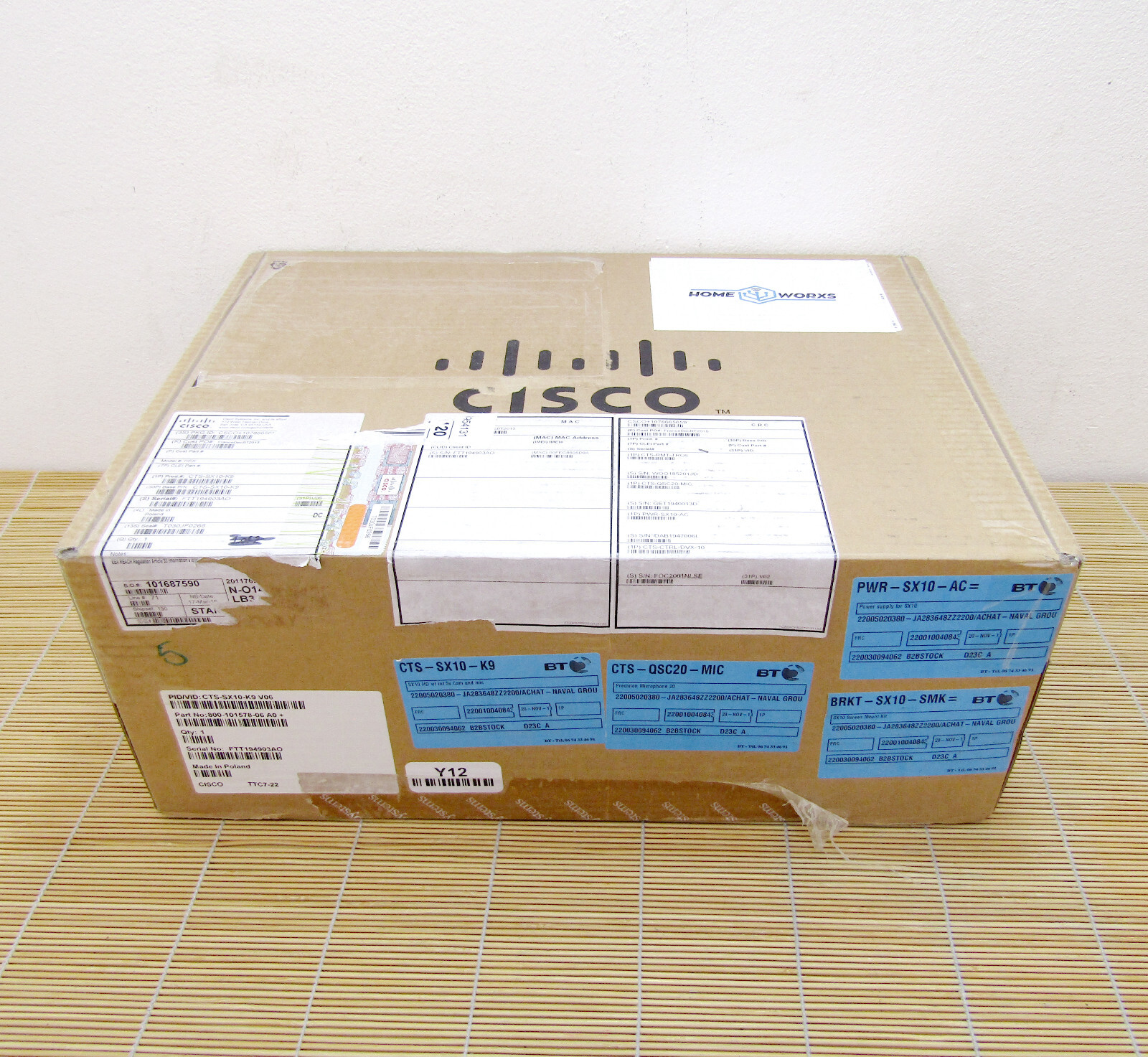 New Cisco CTS-SX10-K9 TelePresence SX10 TTC7-22 Codec Camera New Sealed