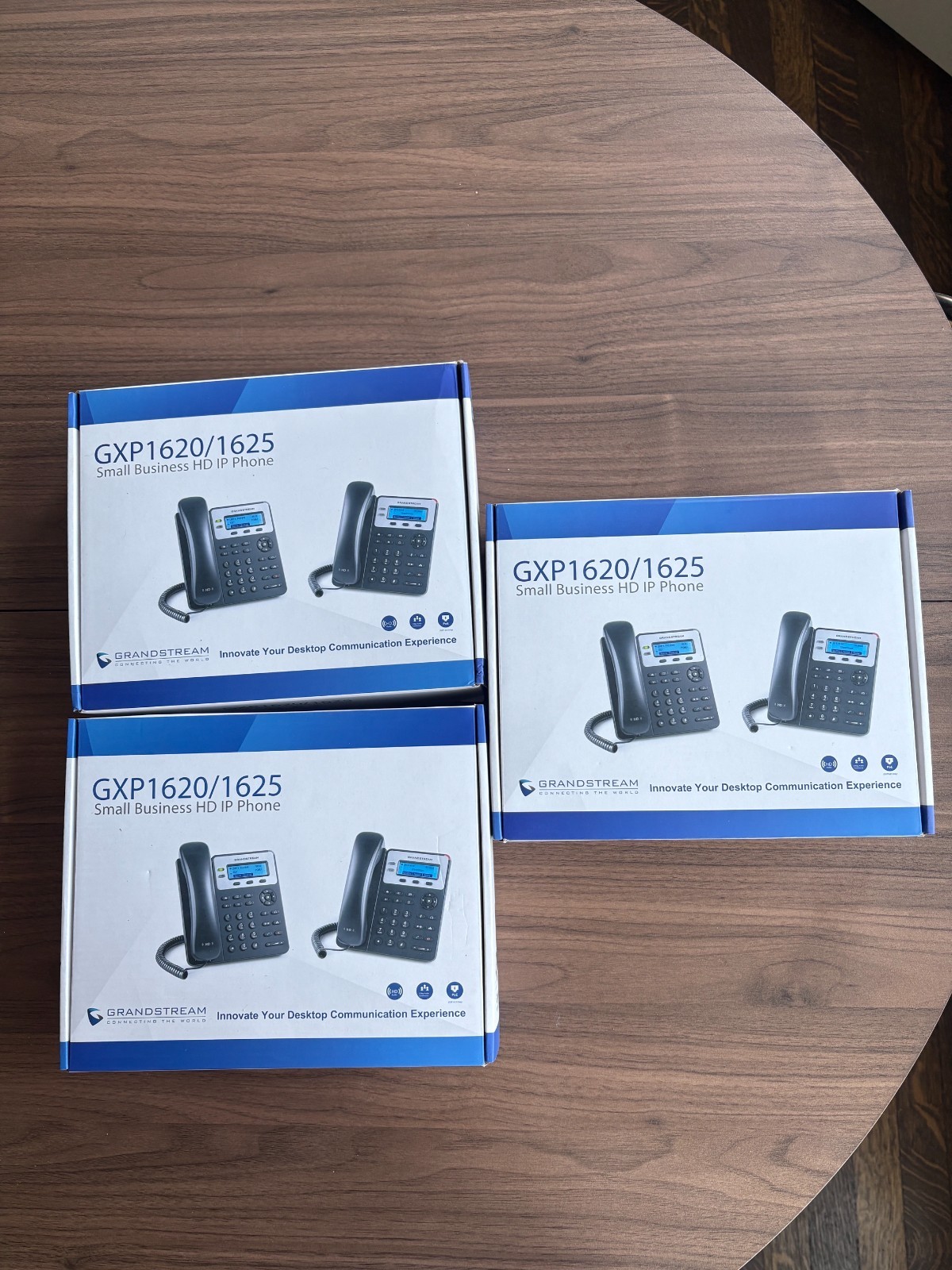 Lot of 3 Grandstream GXP1625 Business HD IP Phone – Black