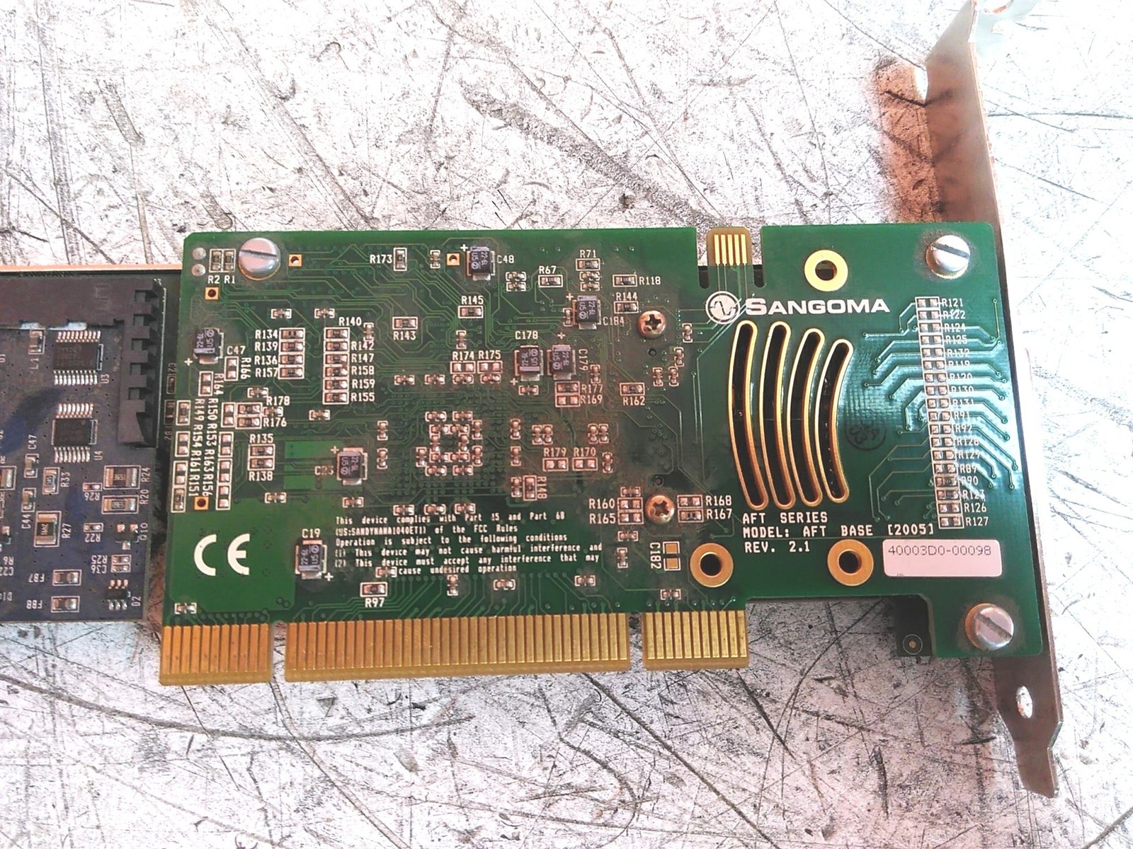 Sangoma AFT Base w/ Sangoma A200-R 3x FXO-2 3x FXS-2 PCI Card