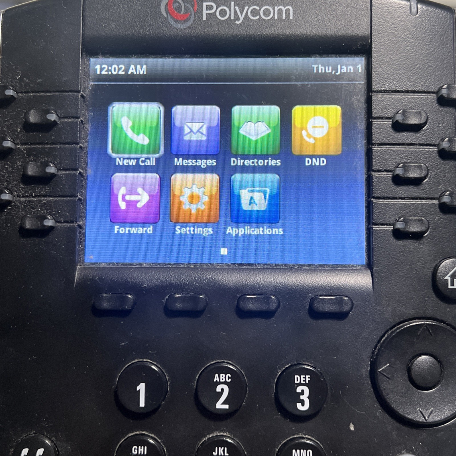 * LOT OF 5* Polycom VVX 411 PoE IP Business VOIP Phones + Stands 2201-48450-001