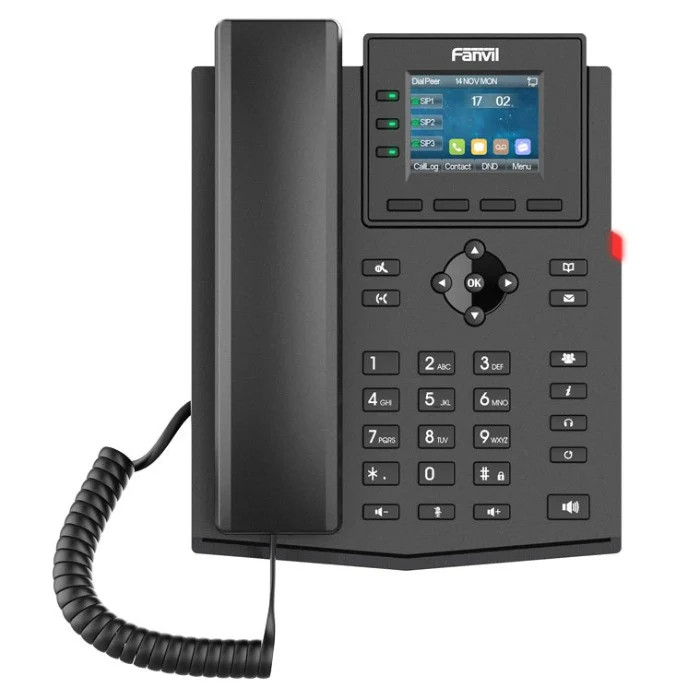 Fanvil X303P IP Phone Black – Brand New w/1-Year Warranty