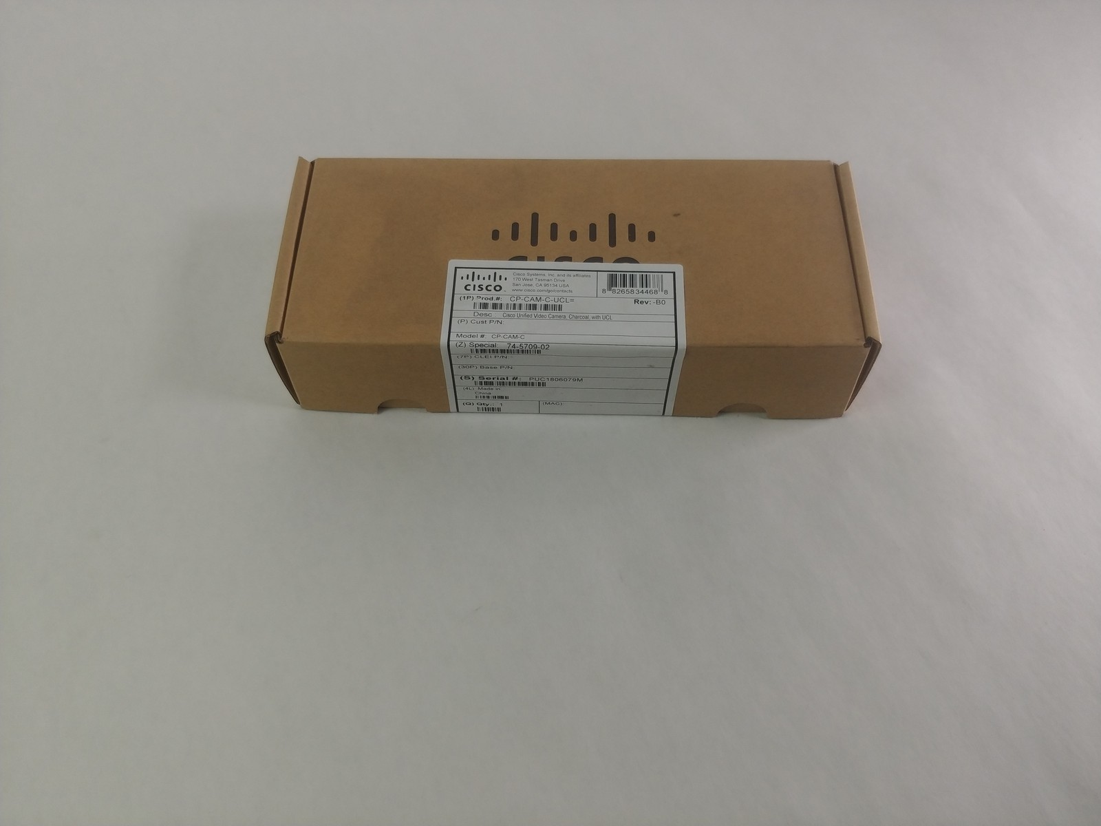 Lot of 2 New Cisco Unified Video Camera with UCL CP-CAM-C-UCL 74-5709-02