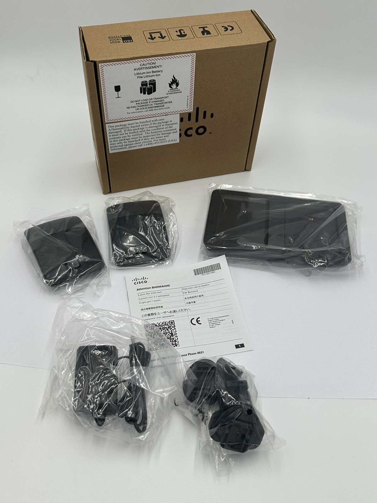 New in Box GENUINE Cisco CP-MIC-WIRED-S Wired Microphone Kit for CP-8831 Phone