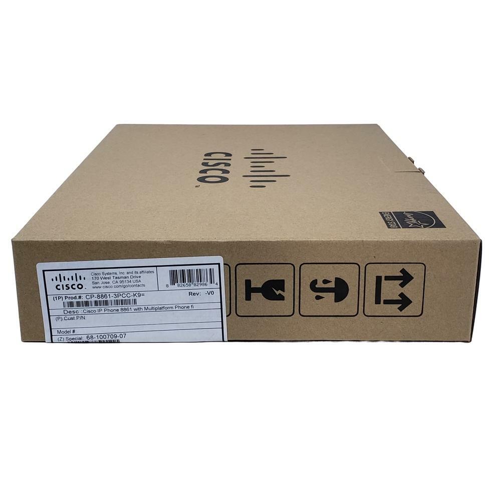 Cisco CP-8861-3PCC-K9 with Multiplatform Firmware (Open SIP) – New w/1-Year Warr