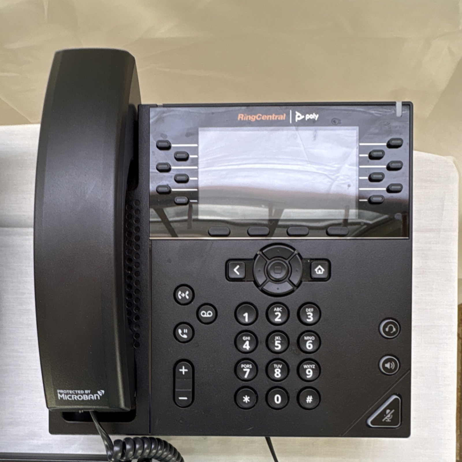 Polycom VVX 450 Lot of 3 IP Phones Speakerphone PoE Ethernet (RJ-45) Black
