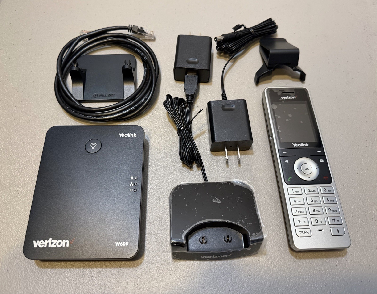 Yealink W60P DECT Cordless Handset With Base ( W56H & W60B )