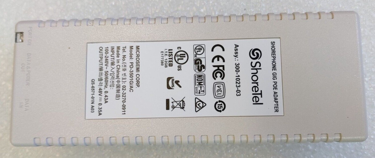 Grandstream GXP2135 IP Phone 8-Line Enterprise VoIP + Gigabit POE Adapter Power