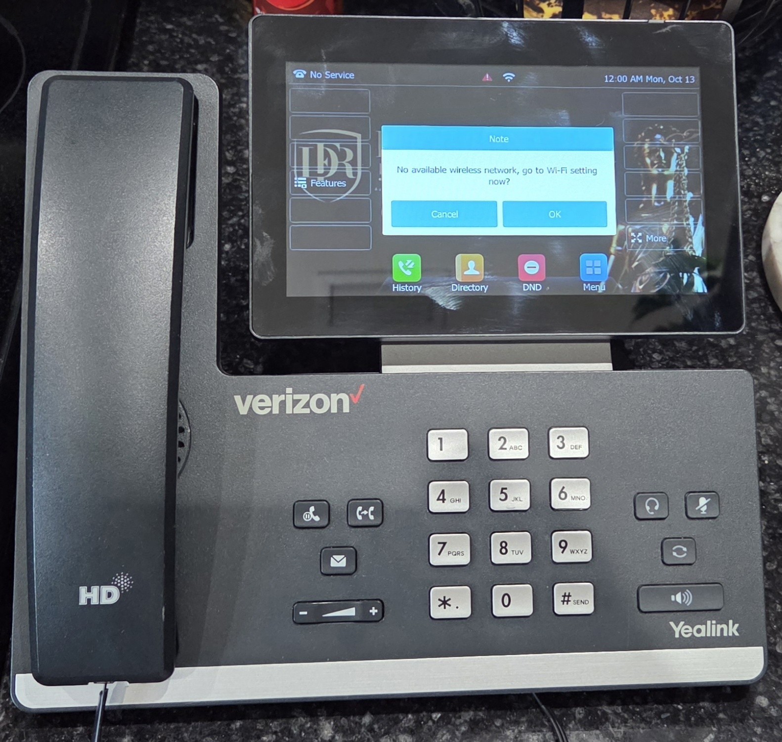 Yealink SIP-T57W IP Telephone With Cables Prime Business Phone (Working)